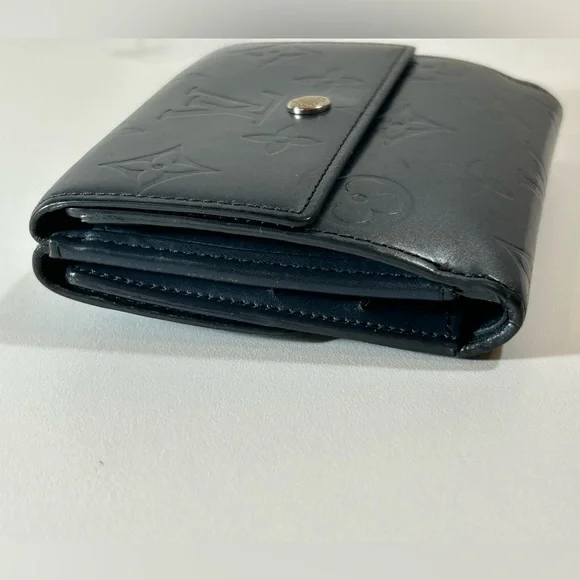 Louis Vuitton Monogram Mat Portefeiulle Elise Trifold Wallet - Picture 3 of 12